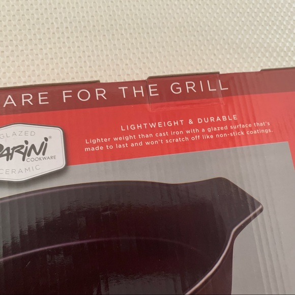Parini Casserole Pan Ceramic Grill Cookware NIB B#29 - Picture 5 of 13